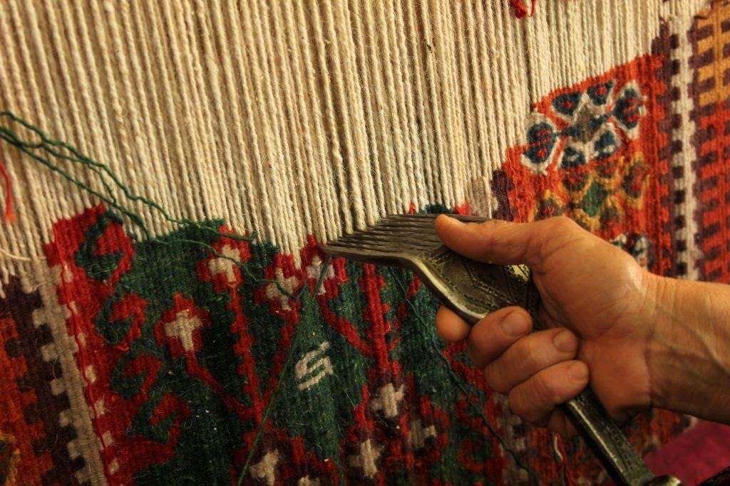 Hand Weaving Detail
